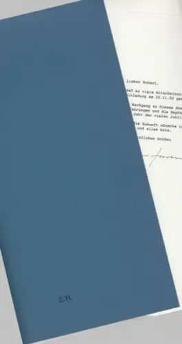 Heinle, Erwin (Heinle, Wischer und Partner, Freie Architekten, Stuttgart): Meine Abenteuer als Architekt. - Widmungsexemplar für Robert Wischer!. 