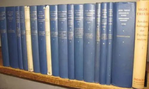 Freud, Sigmund   Anna Freud, E. Bibring, W. Hoffer u.a. (Hrsg.): Gesammelte Werke, chronologisch geordnet. Bände 1 18 komplett in 17 Büchern. Band 1:.. 