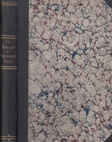 Therapie der Gegenwart, Die.   herausgegeben von G. Klemperer.   mit Beiträgen von C. v. Economo,  H. Langer, Ernst Haase, G. von.. 