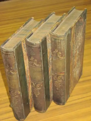 Waagen, Gustav: Works of Art and Artists in England. Three Volumes complete. I. The British Museum. Windsor Castle. The National Gallery. Devonshire House II. Sir.. 