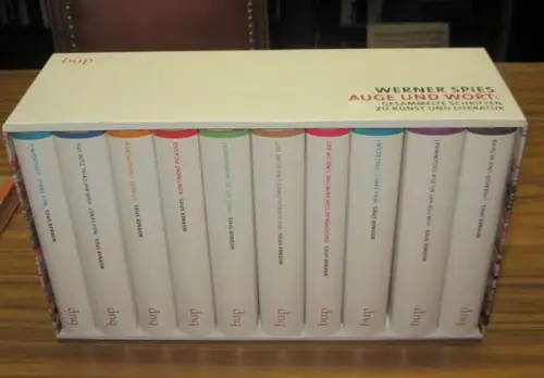 Spies, Werner.   Thomas W. Gaethgens (Hrsg.): Auge und Wort. Gesammelte Schriften zu Kunst und Literatur. Komplett in 10 Bänden: I. u. II. Max.. 