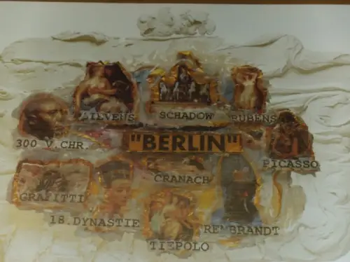 Wilp, Charles / Stolpe, Manfred: Berlin / Brandenburg - 2 Kunstblätter von Charles Wilp,  Eigenhändig signiert vom Künstler und von Manfred Stolpe, datiert 14. 6. 1994. 