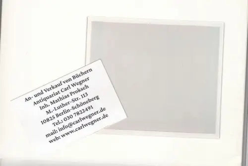 Wittner, Gerhard. - herausgegeben von Ulrike und Dieter Scheid: Gerhard Wittner - zur Ausstellung in der Galerie Walzinger, Saarlouis, 1988. 