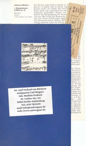Programmheft zum 9. Sinfoniekonzert, Spielzeit 1977/1978, Juni 1978.   Dirigent: Christian Kluttig, Solist: Hans Richter Haaser, Klavier (BRD).   gespielt wurden Stücke von.. 