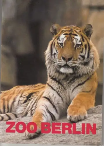 Zoo Berlin. - herausgegeben und bearbeitet von Hans Frädrich: Wegweiser durch den Zoologischen Garten Berlin und sein Aquarium 1997. 