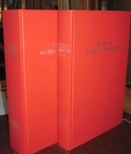 Siebmacher, J.   Johann Evang. Kirnbauer von Erzstätt, Johann Baptist Witting: Die Wappen des Adels in Niederösterreich   2 Bände komplett. Inhalt Teil.. 