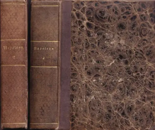 Napoleon Bonaparte.- Heyne, C.T: Geschichte Napoleons (Napoleon´s) von der Wiege bis zum Grabe. 2 Bände. 