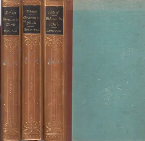 Dehmel, Richard: Gesammelte Werke. Komplett in drei Bänden. 
