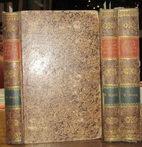 Förster, Friedrich: Die Höfe und Cabinette Europa's im achtzehnten Jahrhundert. 3 Bände. Band 1 und 2 mit je einem Urkundenbuche. 