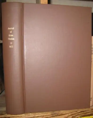 Asian Studies, Association for. - texts by Burton Stein / M. B. Hooker / Donald T. Roden / Donald Nelson and many others: The journal of Asian Studies. Annual index. Volume XXXVII, numbers 1 - 4, November 1977 - August 1978. - From the contents: Burton St