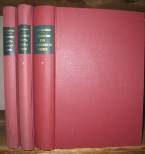 Cassirer, Ernst: Philosophie der symbolischen Formen. 1: Die Sprache. 2: Das mythische Denken. 3: Phänomenologie der Erkenntnis. - OHNE Indexband. 