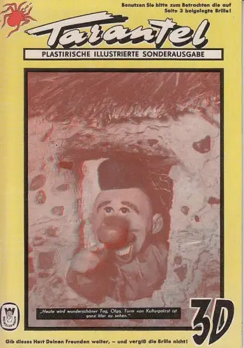 Tarantel. Satirische Monatsschrift der DDR [ später: der Sowjetzone ]. Plastirische Illustrierte Sonderausgabe