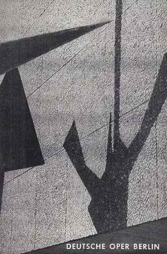 Elegie für junge Liebende. Programmheft der Deutschen Oper, 20. Aufführung am 24. Februar 1967. Musikalische Leitung: Ulrich Weder / Bühnenbild und Kostüme: Hans Werner Henze.. 