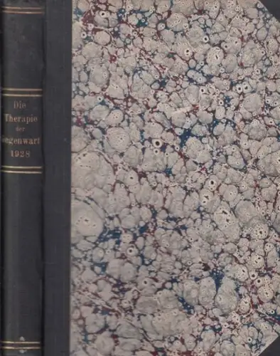 Therapie der Gegenwart, Die.   herausgegeben von G. Klemperer.   mit Beiträgen von C. v. Economo,  H. Langer, Ernst Haase, G. von.. 