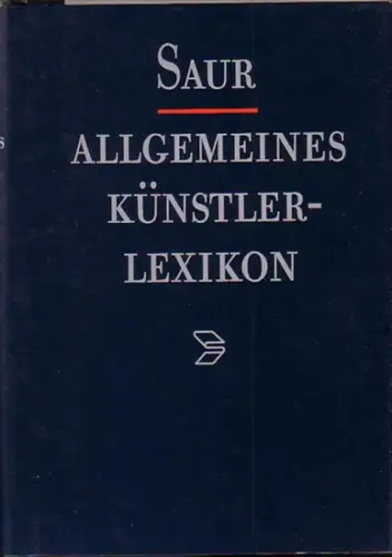 Allgemeines Künstler-Lexikon. - Saur: Allgemeines Künstlerlexikon : Die Bildenden Künstler aller Zeiten und Völker. Band 6 separat: Avogaro bis Barbieri. 