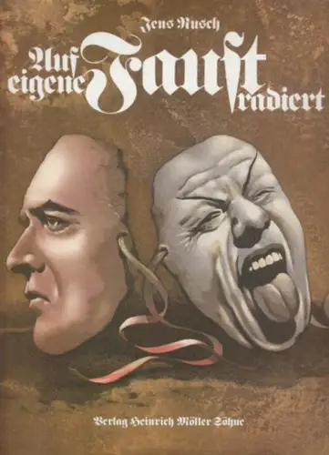 Rusch, Jens: Auf eigene Faust radiert. Mit einem ganzseitigen handschriftlichen Brief des Künstlers!. 