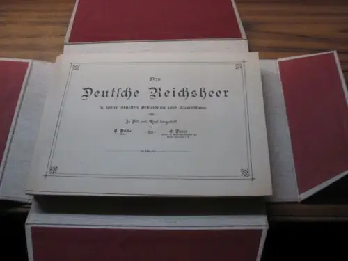 Das deutsche Reichsheer in seiner neuesten Bekleidung und Ausrüstung. In Bild und Wort dargestellt von G. Krickel u. G. Lange