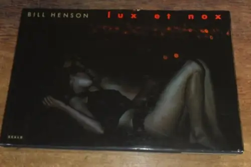 lux et nox the preferential edition with signature by Bill Henson on the front page
