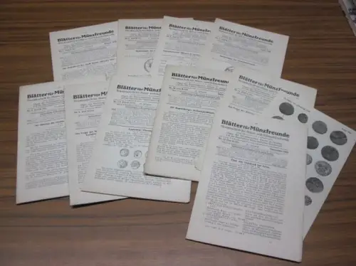 Blätter für Münzfreunde.   Dr. E. G. Gersdorf (Begr.).   Dr. H. Buchenau (Hrsg.) // Max von Bahrfeldt / Viktor Katz / A.. 