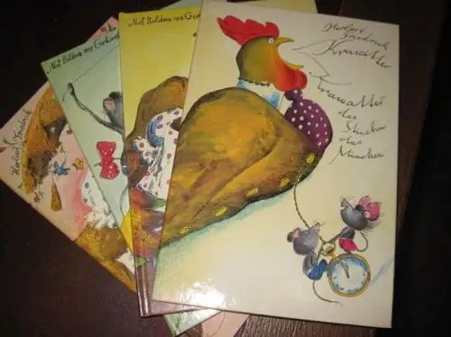 Friedrich, Herbert   Gerhard Lahr (Illustr.): Konvolut, bestehend aus 4 Titeln: 1) Krawitter Krawatter das Stinchen das Minchen / 2) Krawitter Krawatter der Kuckuck.. 