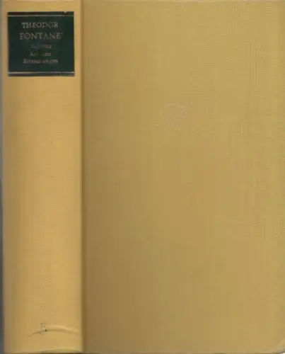 Fontane; Theodor / Walter Keitel, Helmuth Nürnberger (Hrsg.): Erinnerungen, Ausgewählte Schriften und Kritiken - Fünfter Band: Zur Deutschen Geschichte, Kunst und Kunstgeschichte  (= Theodor Fontane - Werke, Schriften und Briefe, Abteilung III/V). 