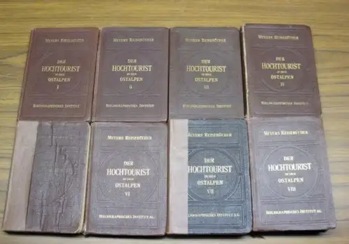 Hochtourist Ostalpen / Meyers Reisebücher.  Ludwig Purtscheller, Heinrich Hess: Der Hochtourist in den Ostalpen. Komplett in 8 Bänden   In: Meyers Reisebücher.. 