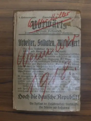 Wenn wir 1918. Eine realpolitische Utopie