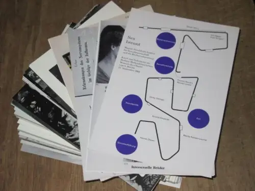 Sex brennt   Sammlung mit 120 Tafeln (so wohl komplett). Magnus Hirschfelds Institut für Sexualwissenschaft und die Bücherverbrennung. Kunst und Dokumente im Berliner Medizinhistorischen.. 