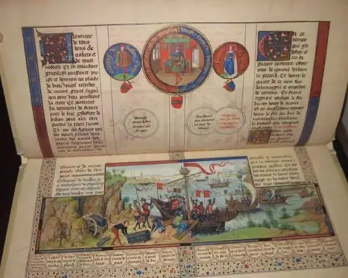 Faksimile: Les Chroniques de Jherusalem Abregies. (Die Chronik des Kreuzfahrer-Königreiches Jerusalem). 