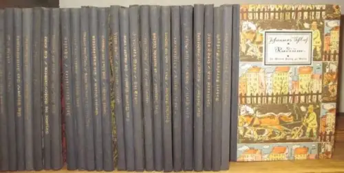 Mosaik Bücher.  Franziska Mann, Walter von Molo, Johannes Schlaf u.a: Konvolut, bestehend aus 25 Bänden. Es liegen vor: Bd. 1: Walter von Molo: Hans.. 