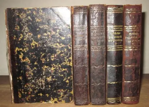 Friedrich der Große.- Thomas Carlyle / J.Neuberg (Übers.): Geschichte Friedrichs II. von Preußen genannt Friedrich der Grosse. Bände 1, 2 sowie 4 - 6. 
