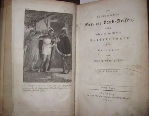 Columbus: Die berühmtesten See- und Land-Reisen, nebst allen interessanten Entdekkungen von Columbus bis auf gegenwärtige Zeit. Bände 1, 2 und 3. 
