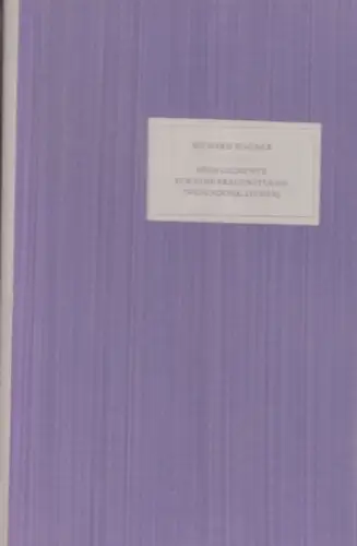 Wagner, Richard: Fünf Gedichte für eine Frauenstimme ( Wesendonk-Lieder ). - Reprint. 