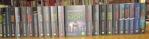 Wolf, Klaus Peter: Die 23 ersten Ostfriesenkrimis um Ann Kathrin Klaasen, Dr. Bernhard Sommerfeldt und Rupert: Ostfriesenkiller / Ostfriesenblut / Ostfriesengrab / Ostfriesensünde / Ostfriesenfalle.. 