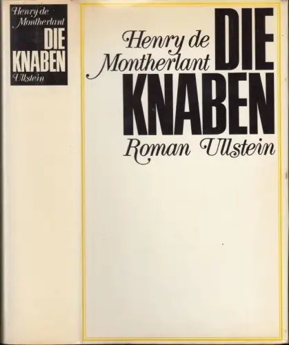 Die Knaben. Roman