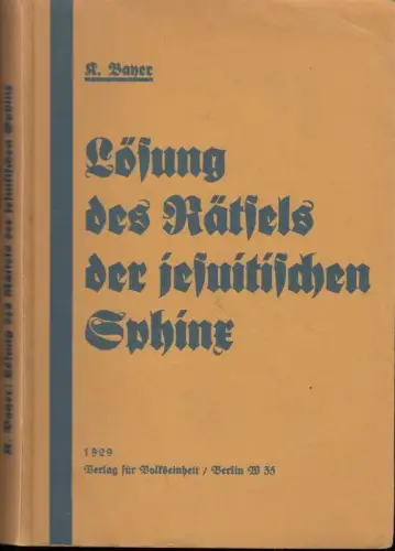 Lösung des Rätsels der jesuitischen Sphinx