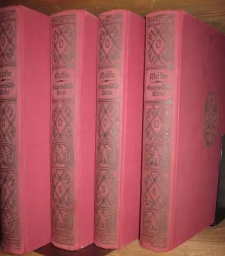 Generalfeldmarschall Graf von Moltke Ausgewählte Werke. 4 Bände komplett. 1) Feldherr und Kriegslehrmeister / 2) Feldherr und Kriegshistoriker / 3) Feldherr und Staatsmann / 4) Feldherr, Geschichts- und Kulturforscher, Feldherr und Philosoph