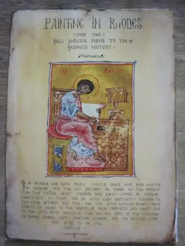 Painting in Rhodes, from the early Christian period to the eighteenth century