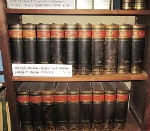 Brockhaus Lexikon Redaktion: Der Große Brockhaus : Handbuch des Wissens (komplett) in zwanzig 20 + 1  Bänden. (Lexikon A-Z UND Ergänzungsband ). Fünfzehnte, völlig neubearbeitete Auflage von Brockhaus' Konversations-Lexikon. 