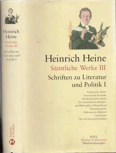 Heine, Heinrich: Schriften zur Literatur und Politik I (= Sämtliche Werke, Band III). 
