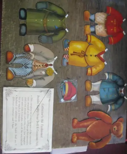 Collector´s Old Fashioned Jumbo Teddy Bear Doll & Costume Set