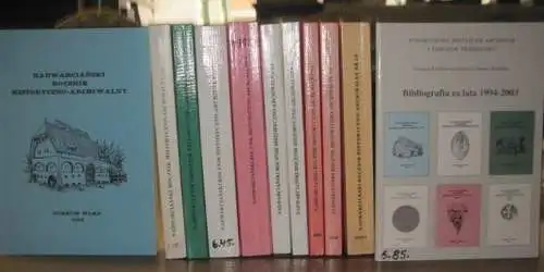 Nadwarcianski Rocznik Historyczno-Archiwalny: Nadwarcianski Rocznik Historyczno-Archiwalny. Tomy od 1 do 7 i 10 w 10 ksiazkach: Nr. 1, 1994 / Nro. 2, 1995 / 3, 1996 / 4, 1997 / 5, 1998 / Band 6, 1999 in 2 Teilen / Band 7, 2000 in 2 Teilen / Jahrgang 10, 2