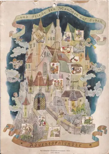 Adventskalender : Die Märchenburg  und Friede den Menschen auf Erden
