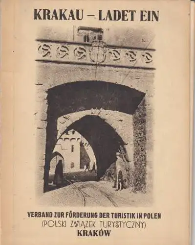Krakau. - Verband zur Förderung der Touristik in Polen: Krakau ladet ein. Kleiner Führer durch Krakau und Umgebung. 