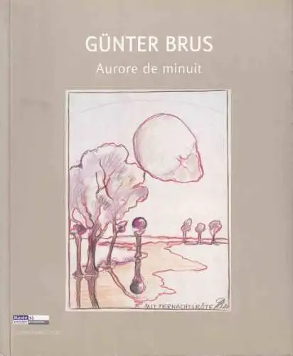 Günter Brus. Aurore de minuit. Midnight dawn. Mitternachtsröte. (Exposition au Musée d'art moderne de Saint-Etienne Métropole, 7 décembre 2007 - 21 janvier 2008)