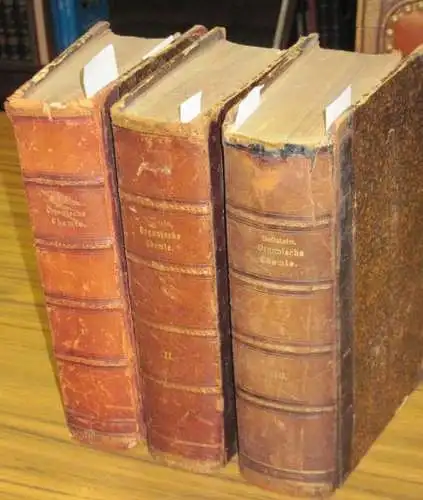 Beilstein, F.: [ Friedrich Konrad Beilstein ]: Handbuch der organischen Chemie. 3 Bände komplett. 