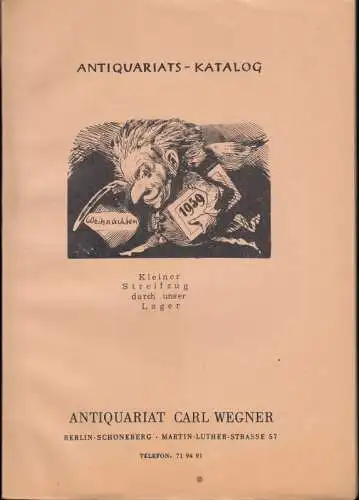 Antiquariats-Katalog: Was das Antiquariat zu Weihnachten bieten kann. Kleiner Streifzug durch unser Lager. Weihnachten 1959