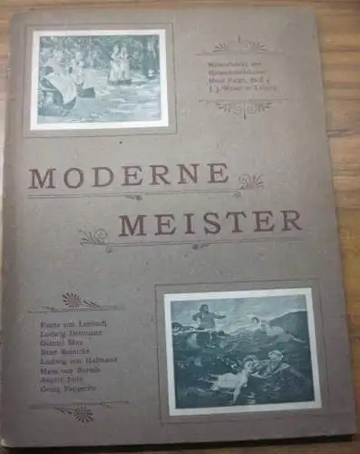 Holzschnittkunst. - Aemil Fendler (Begleittext). - Franz von Lenbach / Ludwig Dettmann / Gabriel Max / Rene Reinicke / Ludwig von Hoffmann / Hans von Bartels / Angelo Jank / Georg Papperitz: Meisterwerke der Holzschneidekunst. Neue Folge, viertes (4.) Hef