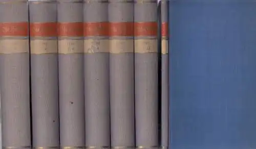 Die Horen. Eine Monatsschrift. Jahrgänge 1795 - 1797 plus Kommentarband. 12 Bände in 6 Büchern sowie Einführung und Kommentarband