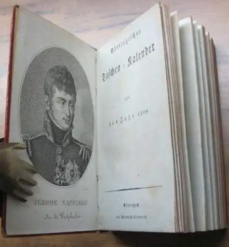 Göttingen. - Taschenkalender: Göttinger Taschenk-Kalender für das Jahr 1809. 